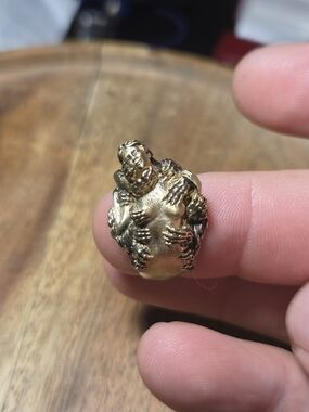 Gothic Art Neauveu Ring Sculpted Statement Ring - Women Jewelry Rings